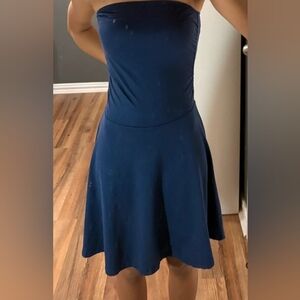 Princess Polly Strapless Navy Dress